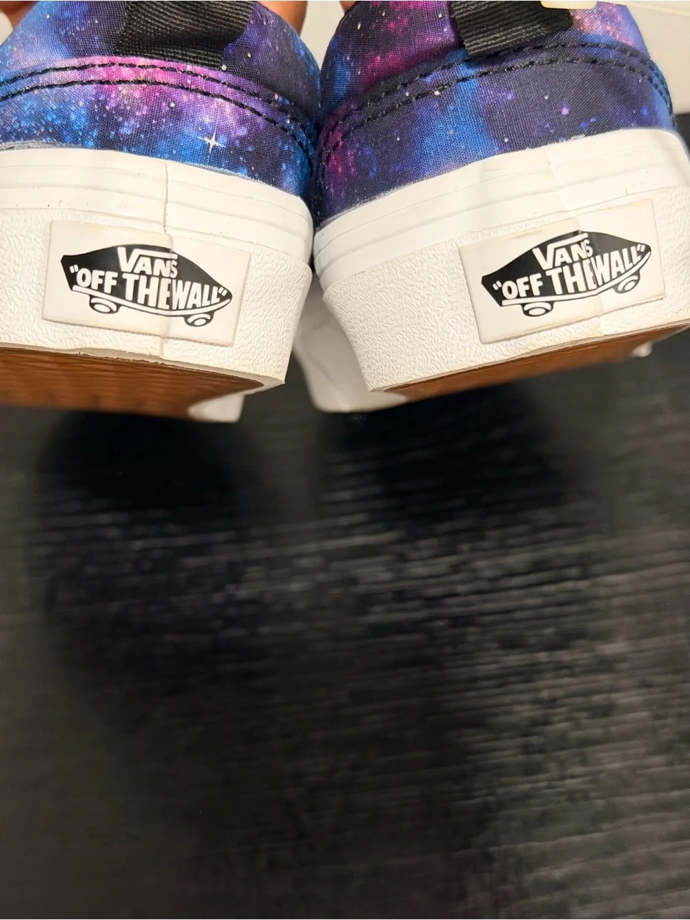 Vans Kids Slip-On Galaxy Print Shoes - Pink & Blue| Size 11